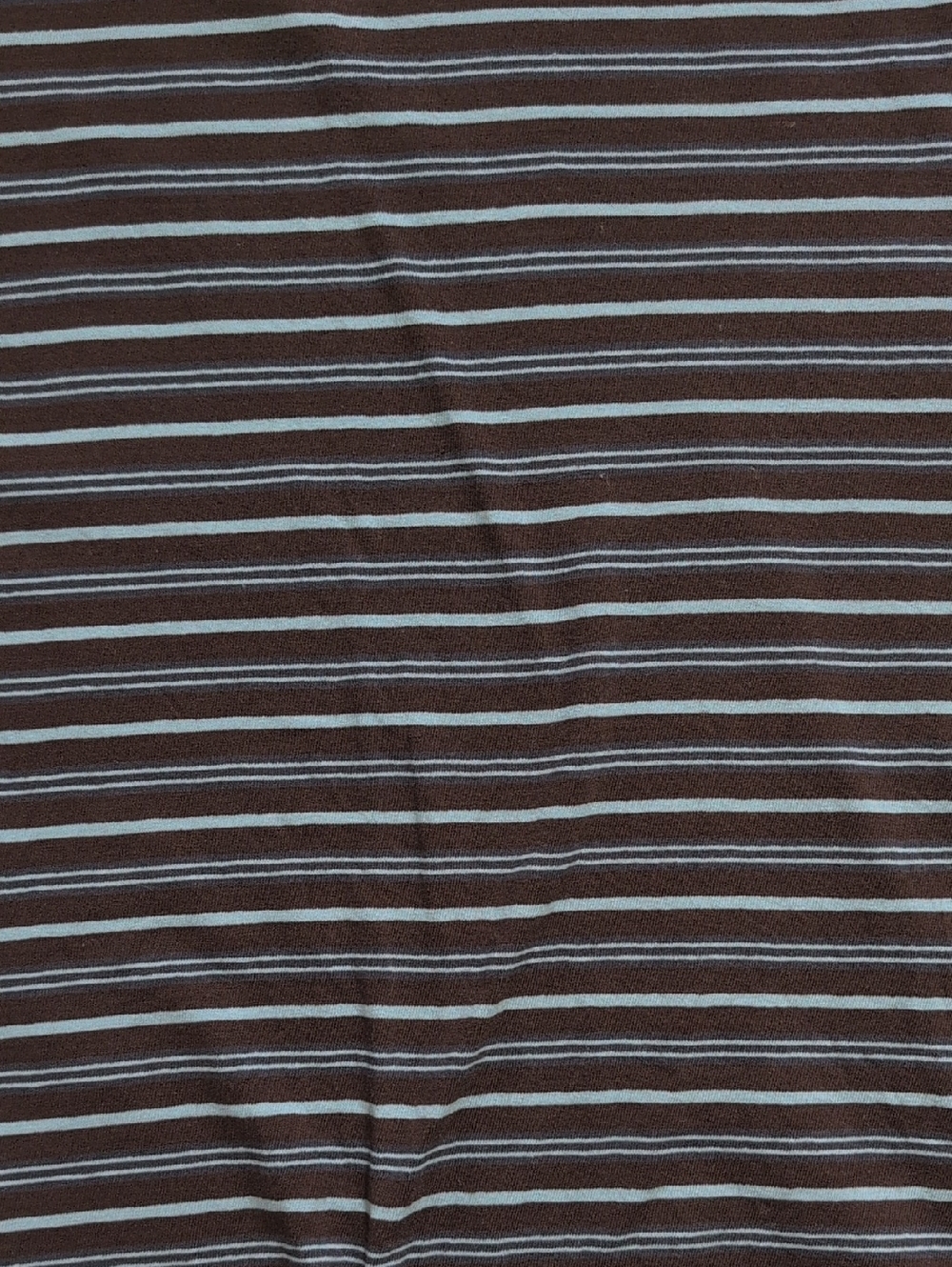 Damson Madder Ariel Relaxed Tee - brown/blue stripe - Picture 2 of 7